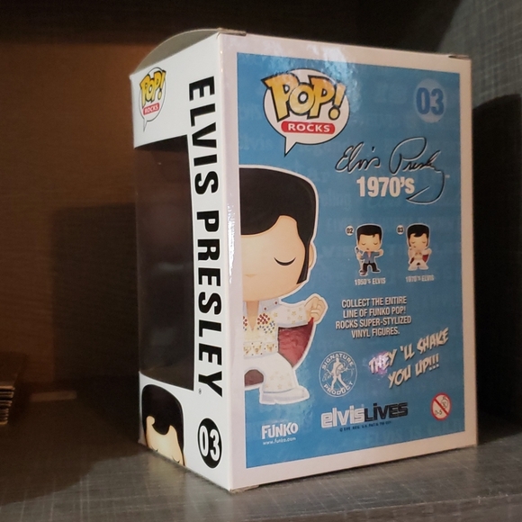 Funko Pop! 1970's Elvis Presley Vinyl Figure - Picture 3 of 8